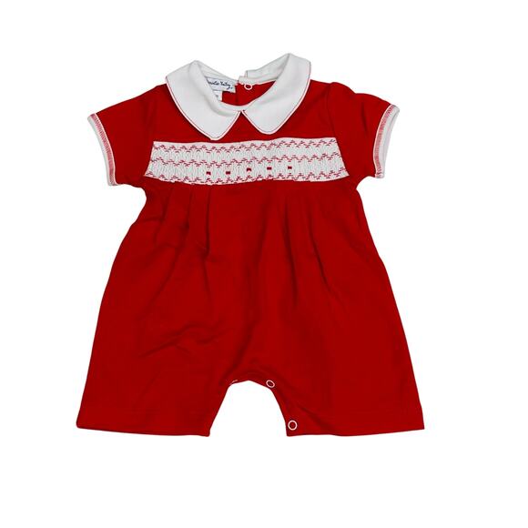 NWT Magnolia Baby 6M Clara & Colton Smocked Playsuit - Picture 1 of 4